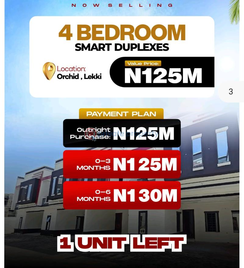 4 bedroom Terraced Duplex For Sale Orchid/toll Gate Lekki Phase 2 Lagos - 18