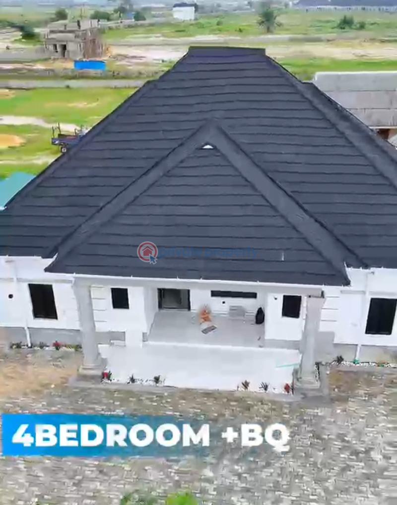 4 bedroom Detached Bungalow For Sale Solace City Bungalows Estate Phase 2 Eleranigbe Road Eleran Igbe Ibeju-Lekki Lagos - 1