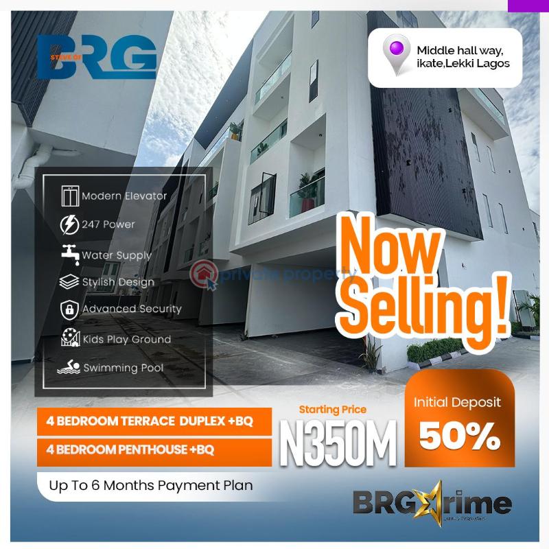 4 bedroom Penthouse For Sale Middle Hall Way, Ikate Ikate Elegushi Lekki Lagos - 0