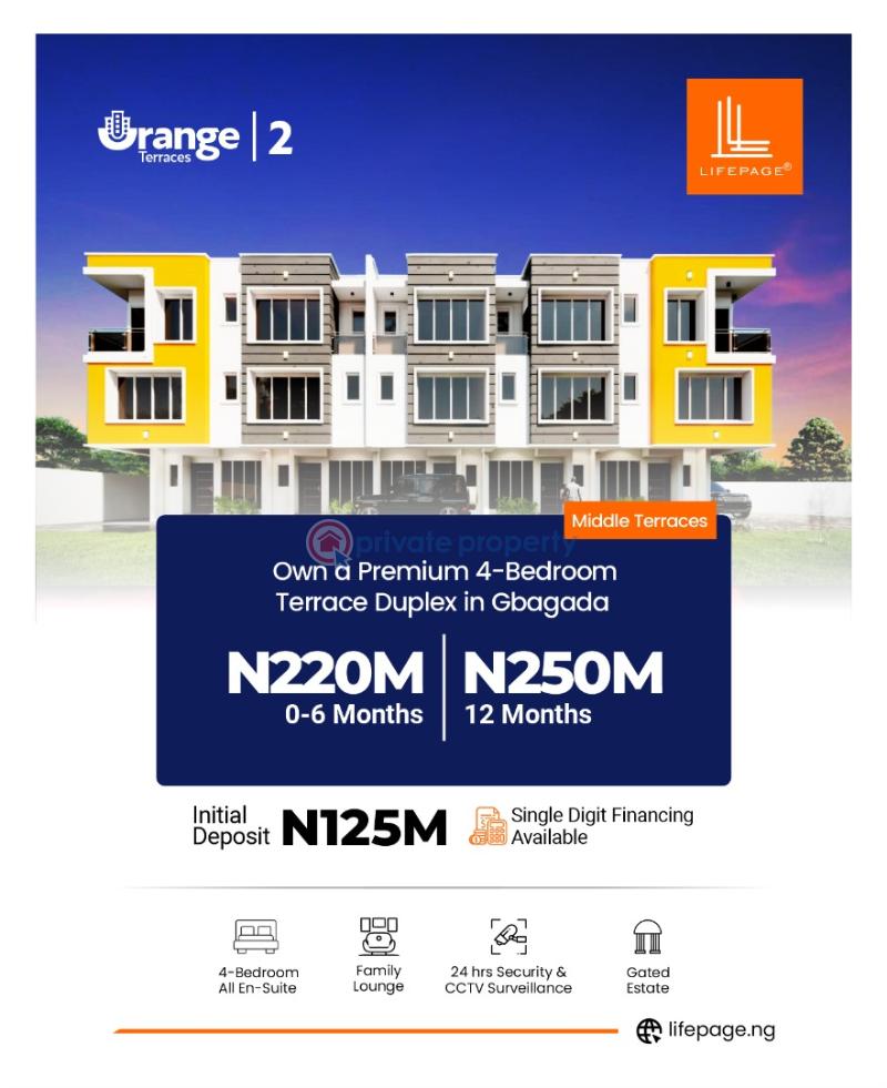 4 bedroom Terrace For Sale Orange Terraces, Within Millennium Estate, Gbagada Gbagada Gbagada Lagos - 4