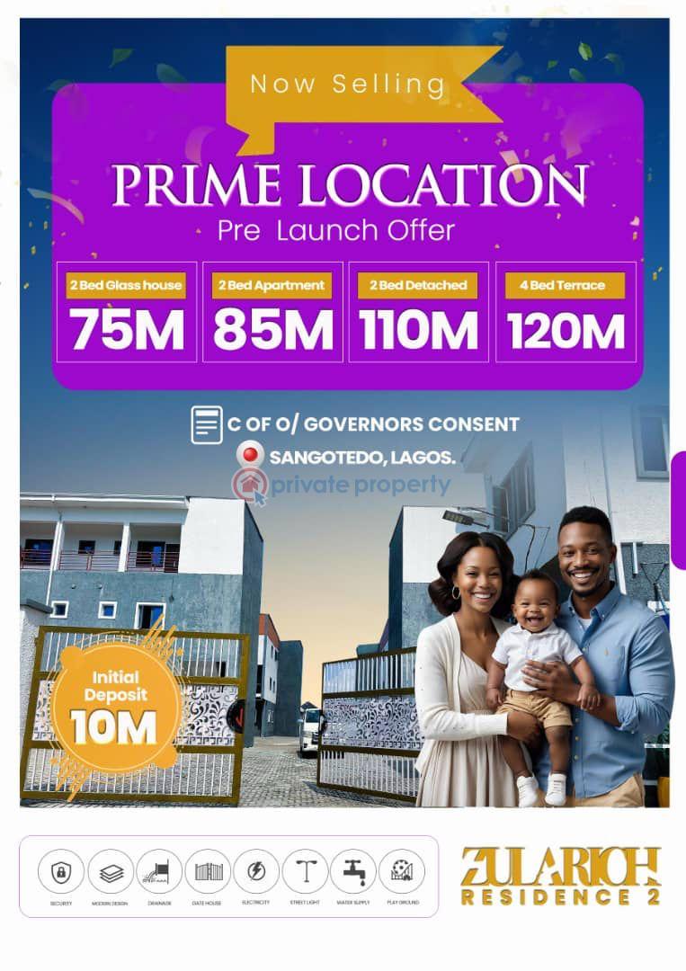 4 bedroom Terraced Duplex For Sale Zularich Residence 2, Monastery Road Sangotedo Lagos - 0