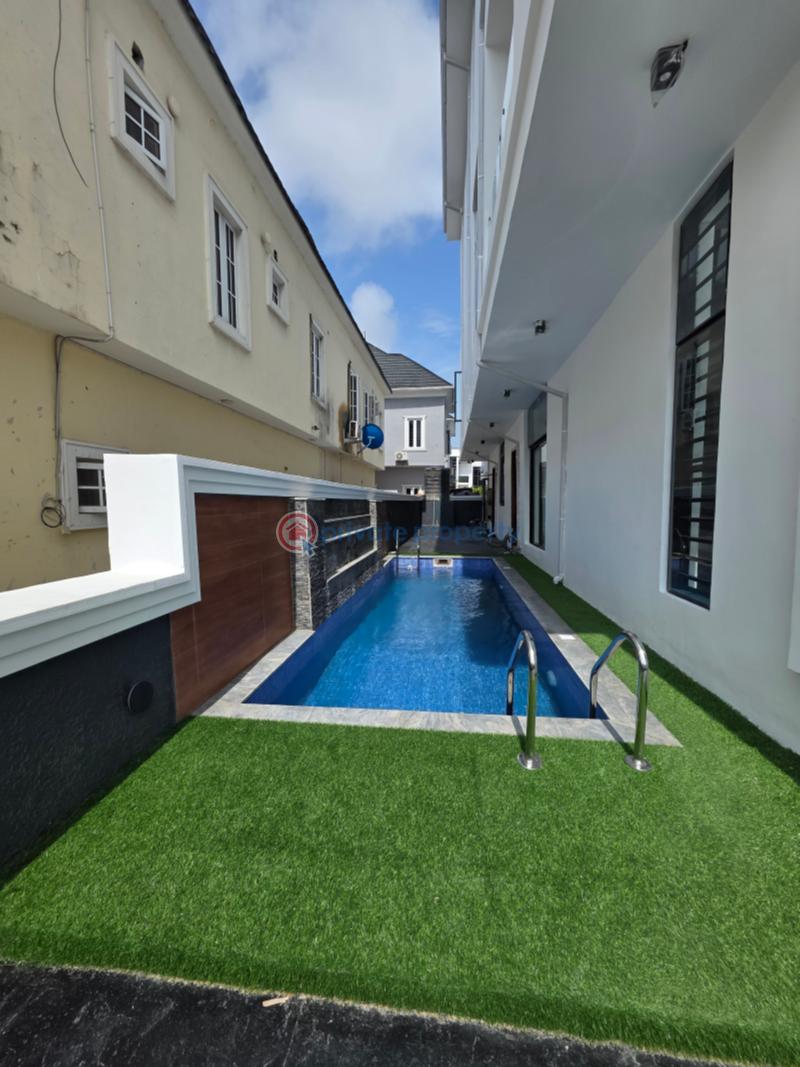 Tastefully finished 5 bedroom detached duplex with swimming pool + cinema - 11 5 bedroom Detached Duplex For Sale Lekki County Homes Estate ( Megamond) Ikota Lekki Lagos - 11