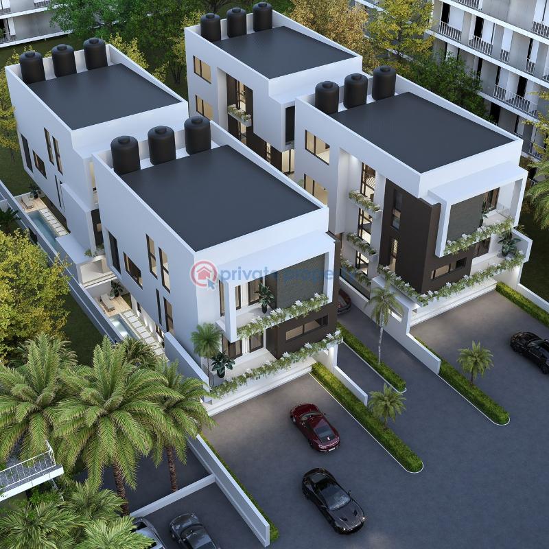 Tastefully finished 5 bedroom fully detached duplexes each with a bq, pool and study. - 4 5 bedroom Detached Duplex For Sale U3 Estate Lekki. Lekki Phase 1 Lagos - 4