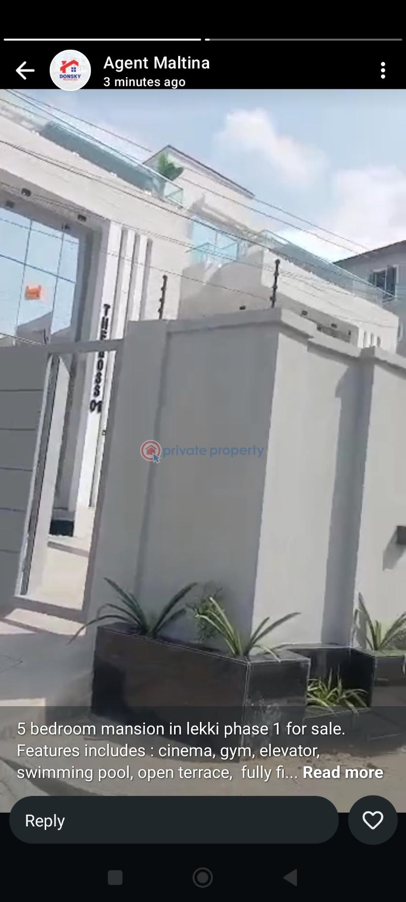 5 bedroom Maisonette For Sale Lekki Phase 1 Lagos - 2