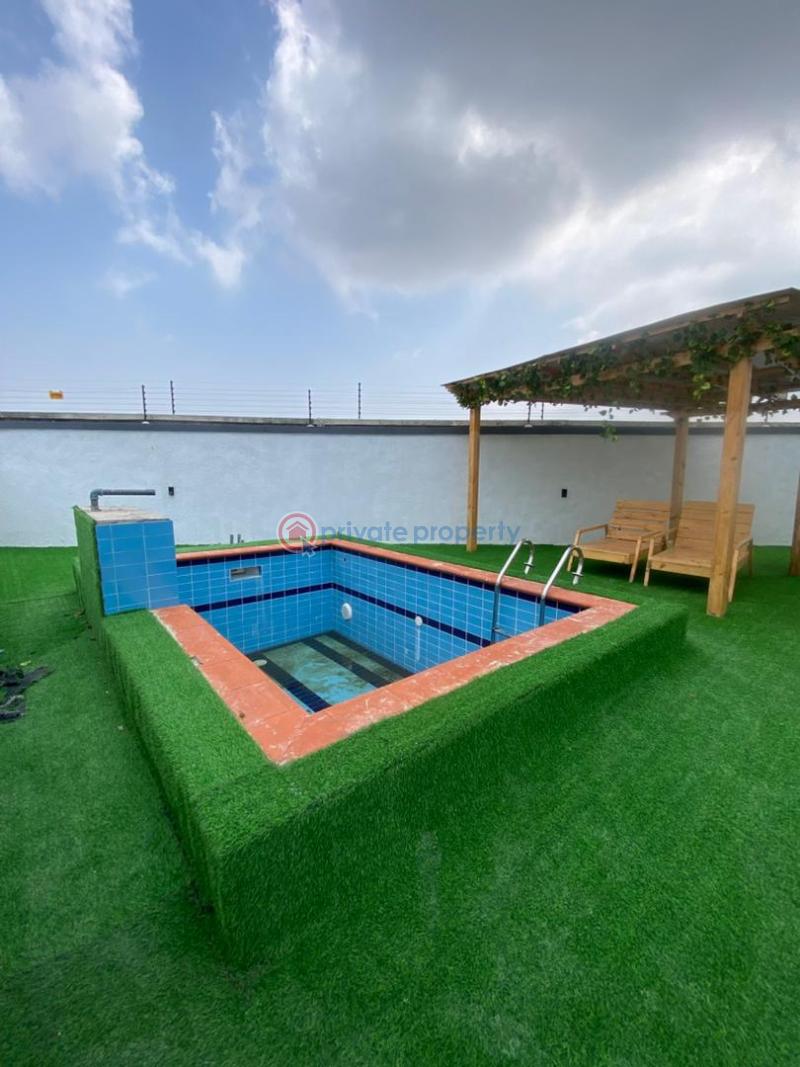 Tastefully finished 5bedroom detached house with bq swimmingpool cinema and rooftop for sale - 2 5 bedroom Detached Duplex For Sale Chevron Drive Lekki Lagos - 2