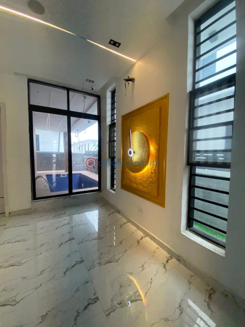 Tastefully finished 5bedroom detached house with bq and swimmingpool for sale in chevron lekki lagos - 6 5 bedroom Detached Duplex For Sale Chevron Drive Lekki Lagos - 6