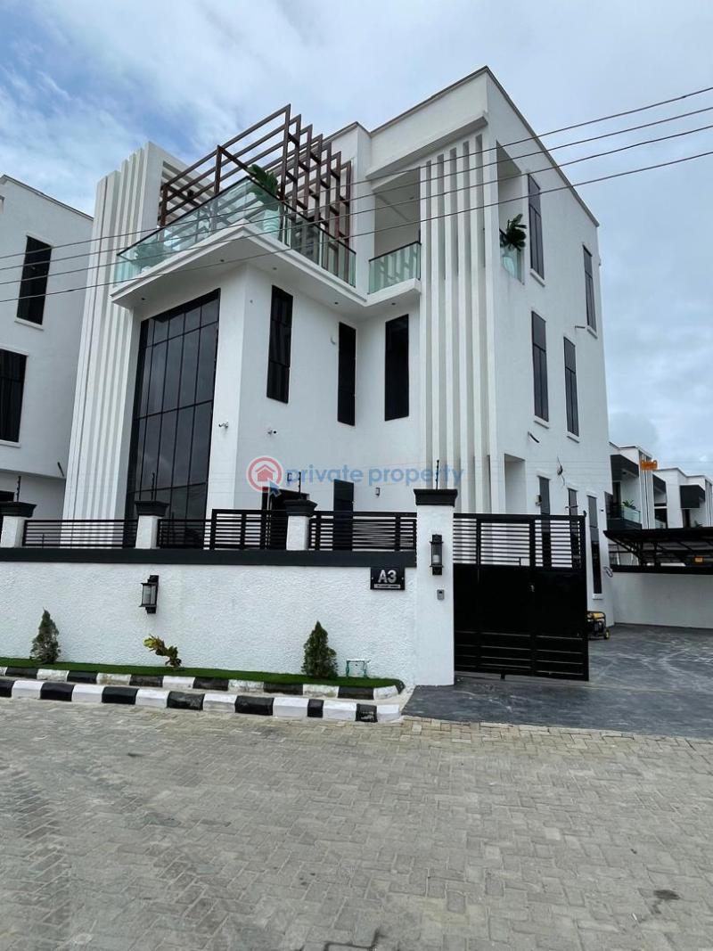 Tastefully finished 5bedrooms fully detached duplex house with bq and swimmingpool for sale in lekki 2ndtollgate lekki lagos - 2 5 bedroom Detached Duplex For Sale 2ndtollgate By Orchid Road Lekki Phase 2 Lagos - 2