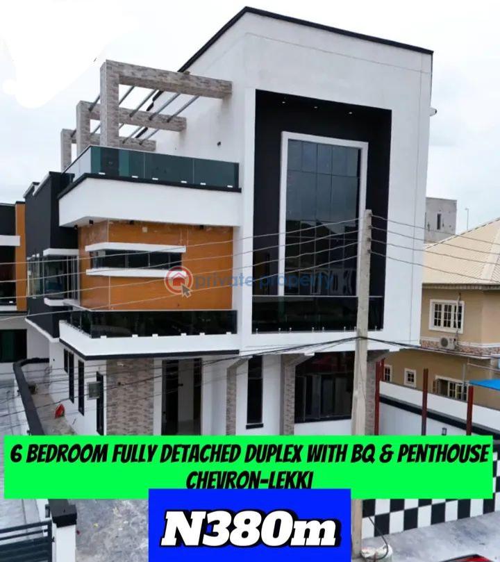 6 bedroom Detached Duplex For Sale Chevron Drive Lekki Lagos - 0