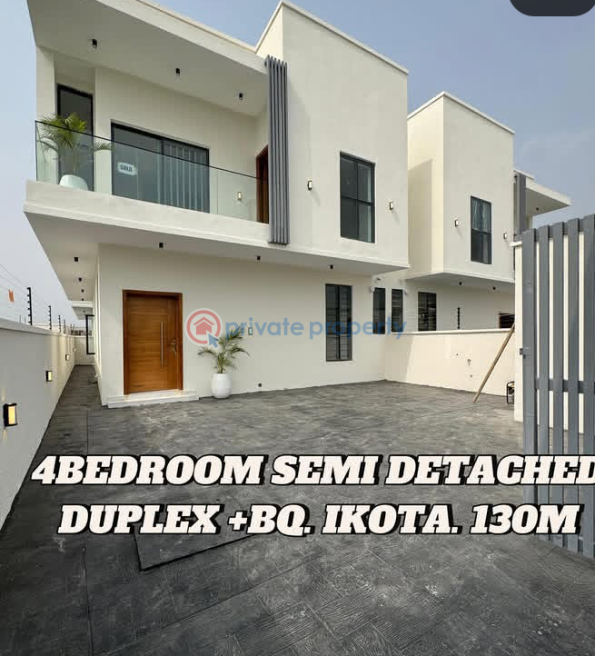 4 bedroom Semi detached Duplex For Sale Ikota Lekki Lagos - 1