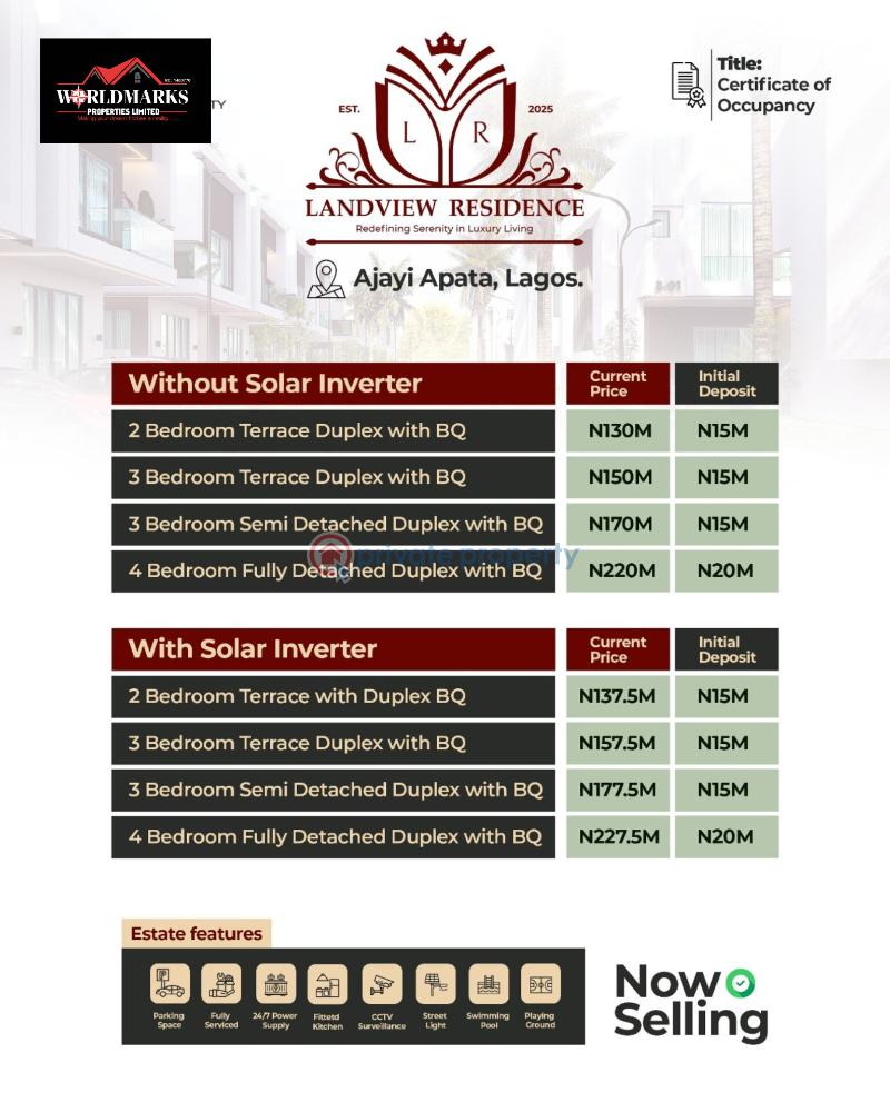 4 bedroom Duplex For Sale Landview Residence Ajayi Apata Sangotedo Sangotedo Ajah Lagos - 13