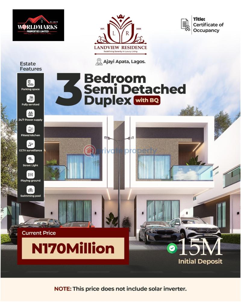 4 bedroom Duplex For Sale Landview Residence Ajayi Apata Sangotedo Sangotedo Ajah Lagos - 7