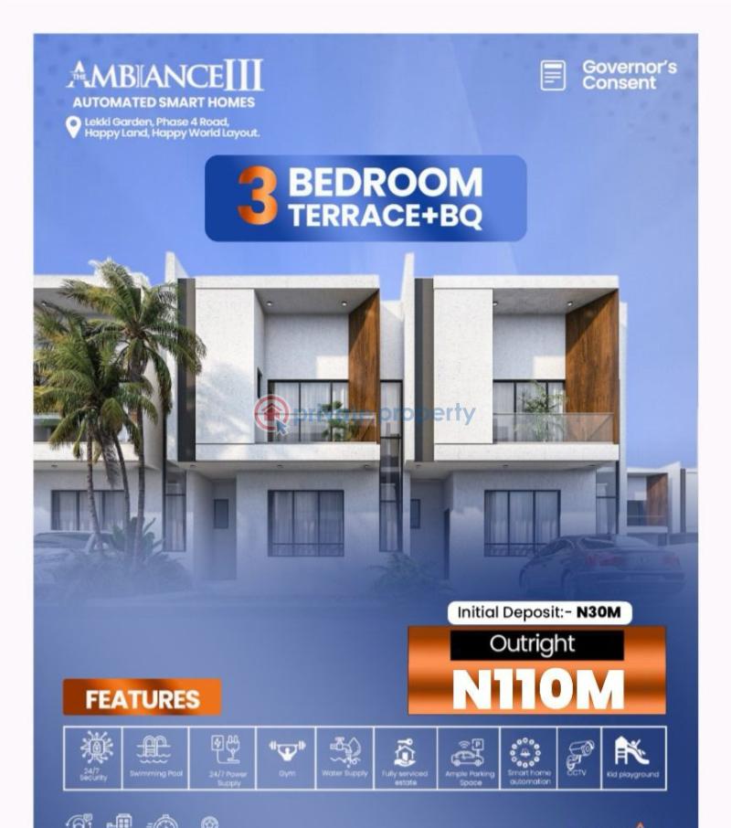 3 bedroom Duplex For Sale Ambiance Iii Smart Homes By Lagos Business School Ajah Lagos Sangotedo Ajah Lagos - 4