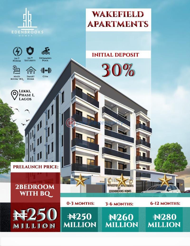 2 bedroom Shared Apartment For Sale Wakefield Apartments 21 Chief Collins Street Off Admiralty Way Lekki Phase 1 Lagos - 0