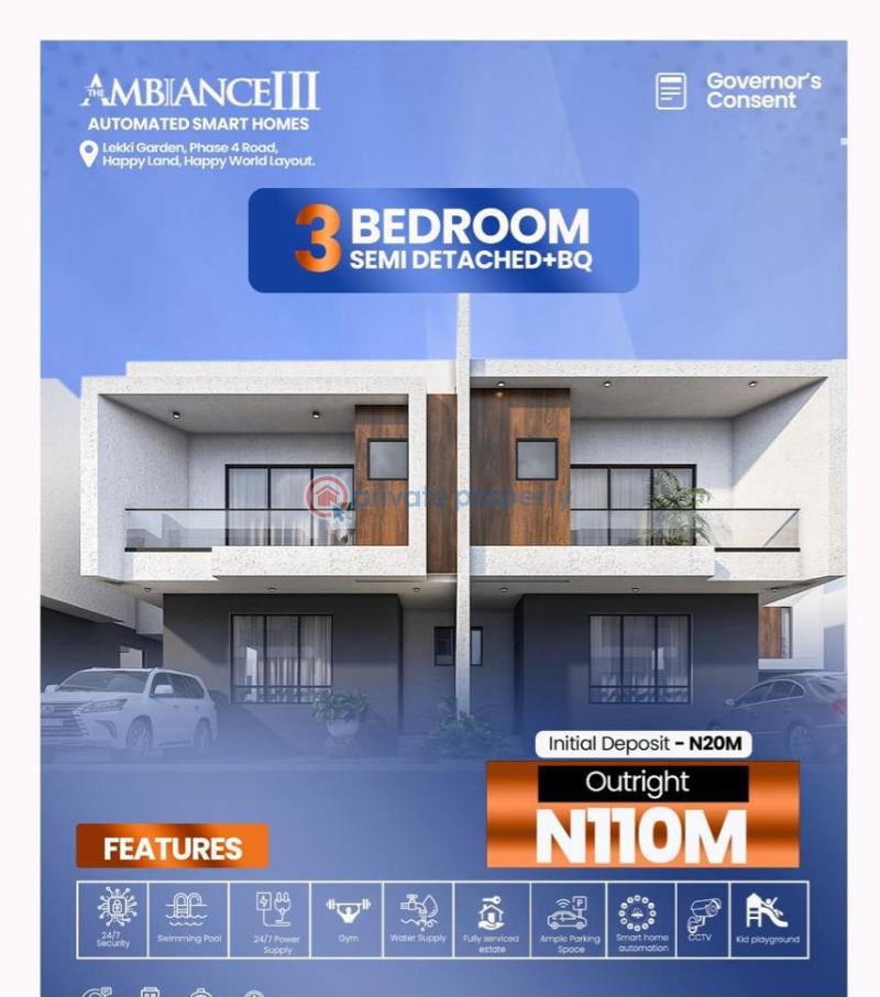 4 bedroom Detached Duplex For Sale Ambiance Estate Phase Iii Behind Lagos Business School Ajah Lekki Lagos Ajiwe Ajah Lagos - 2