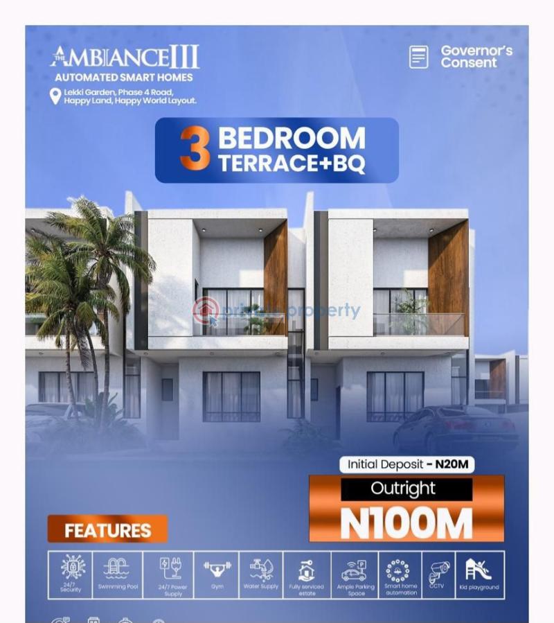 4 bedroom Detached Duplex For Sale Ambiance Estate Phase Iii Behind Lagos Business School Ajah Lekki Lagos Ajiwe Ajah Lagos - 1
