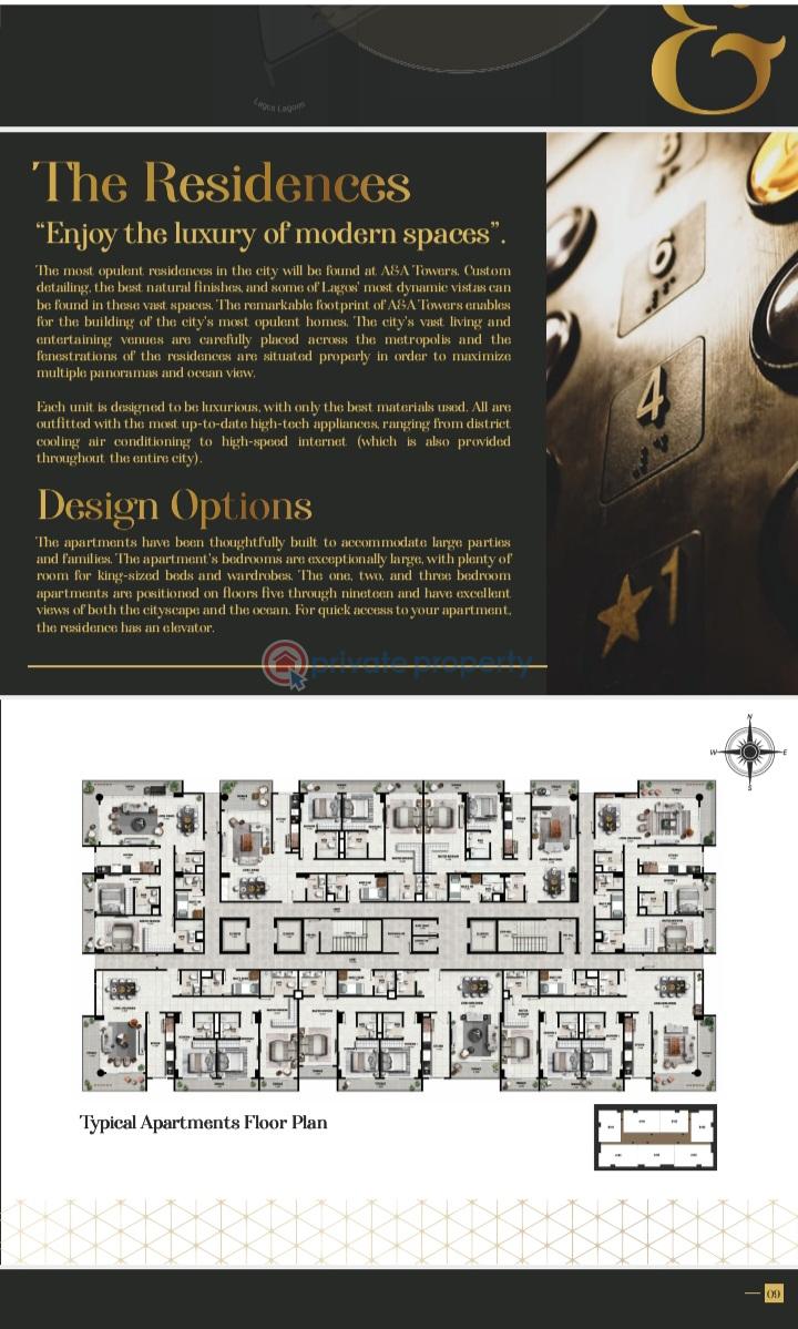 3 bedroom Block Of Flats For Sale A & A Towers Eko Atlantic City Victoria Island Lagos Eko Atlantic Victoria Island Lagos - 31