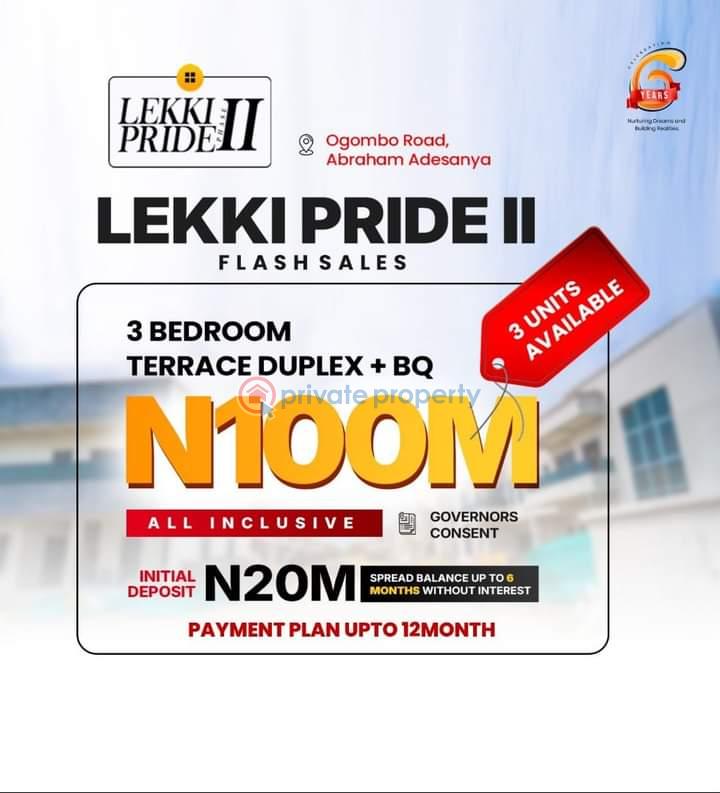 3 bedroom Terraced Duplex For Sale Lekki Pride Ii Estate Ogombo Road By Abraham Adesanya Estate Ajah Lekki Lagos Abraham Adesanya Ajah Lagos - 18