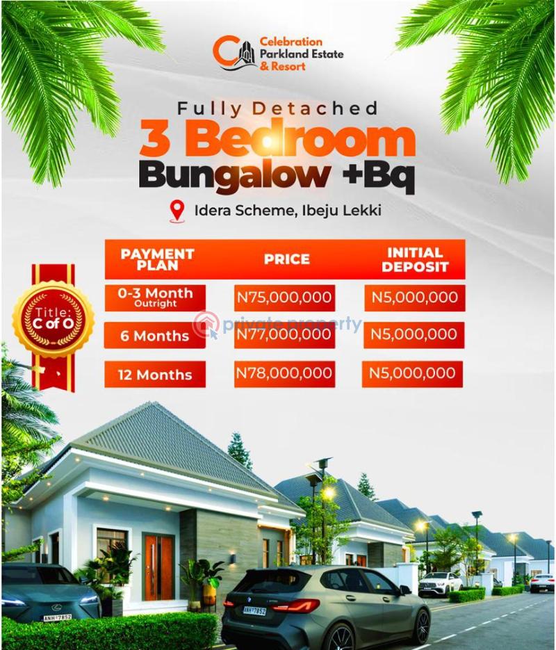 3 bedroom Detached Bungalow For Sale Celebration Parkland Resort Estate Idera Scheme Eleko Ibeju Lekki Lagos Eleko Ibeju-Lekki Lagos - 20