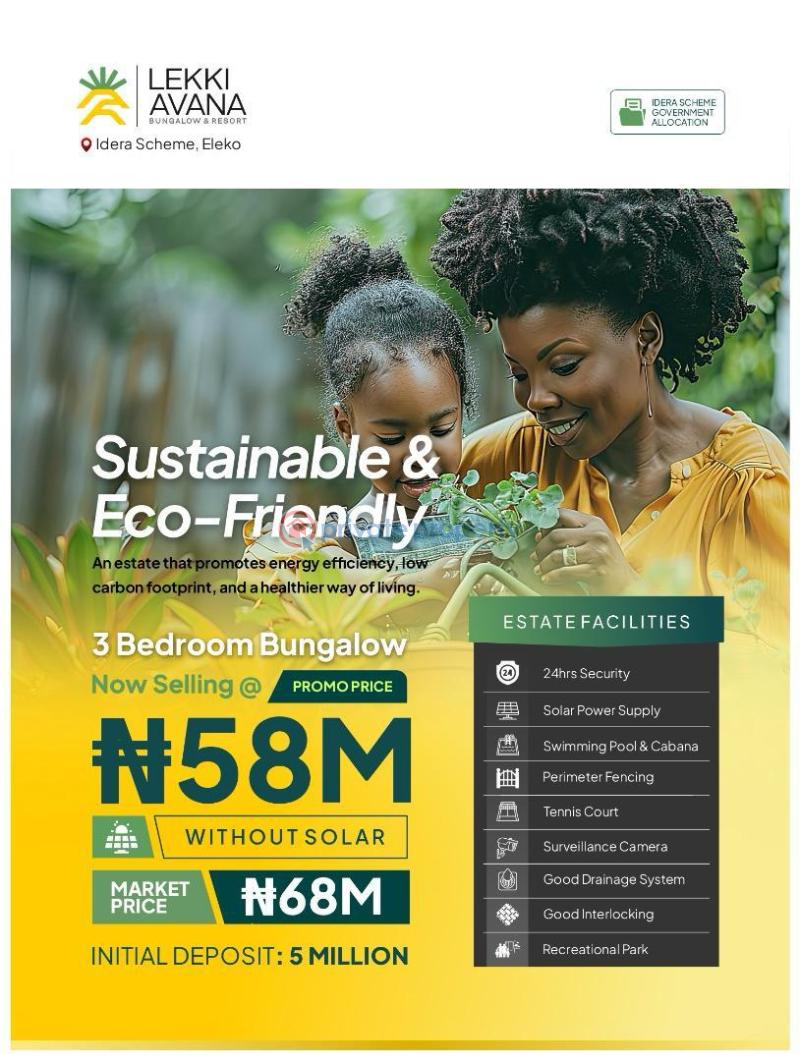 3 bedroom Detached Bungalow For Sale Lekki Avana Bungalow Idera Scheme Eleko Ibeju Lekki Lagos Eleko Ibeju-Lekki Lagos - 5