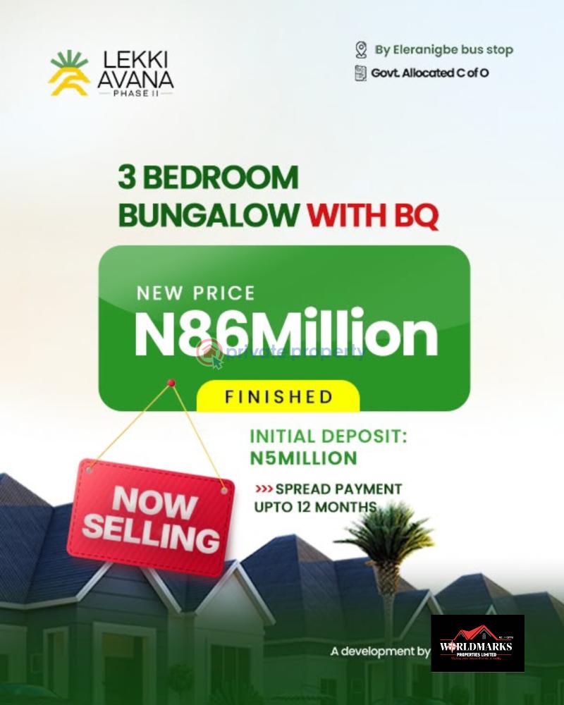 3 bedroom Detached Bungalow For Sale Lekki Avana Bungalows And Resort Estate Eleranigbe Road Eleran Igbe Ibeju-Lekki Lagos - 2