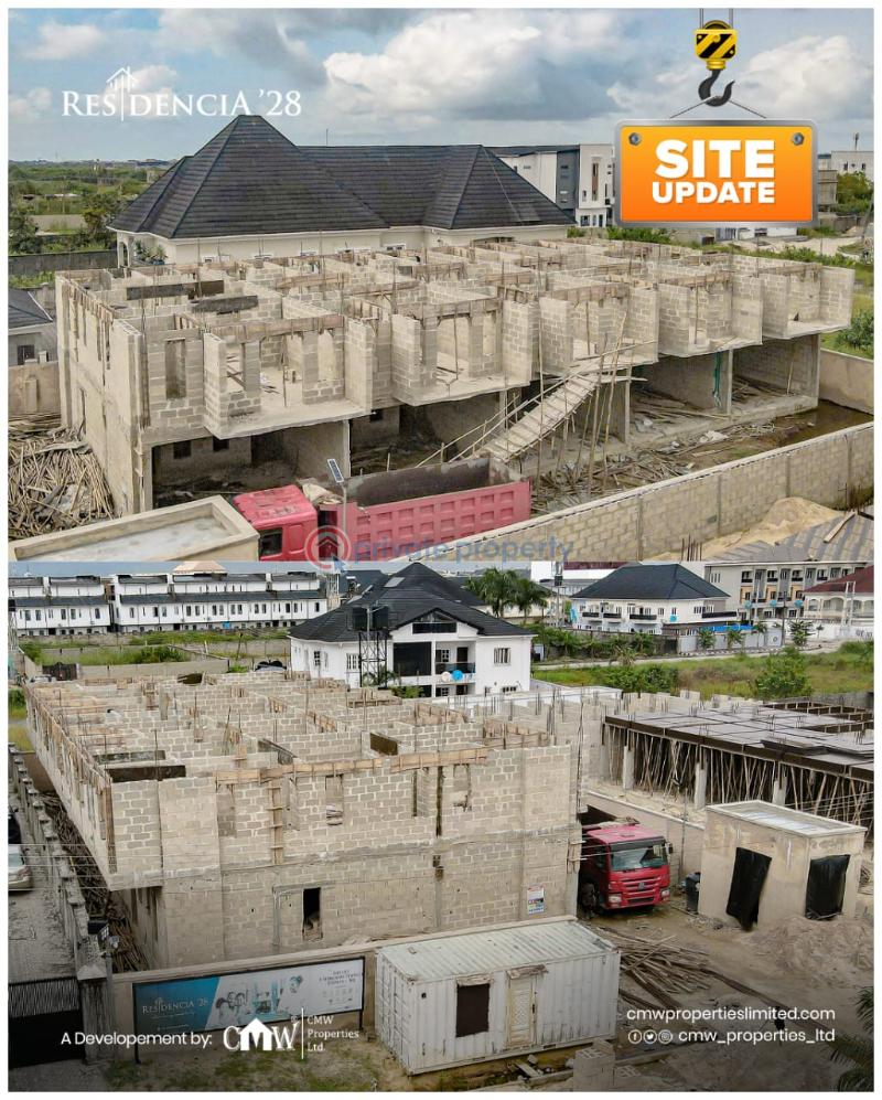 3 bedroom Terraced Duplex For Sale Residentcia 28 Lekki Scheme 2 Ajah Lekki Lagos Lekki Scheme 2 Ajah Lagos - 2