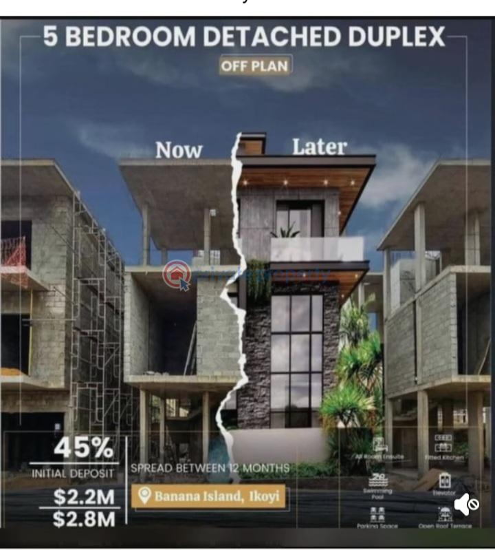 5 bedroom Detached Duplex For Sale Banana Island Ikoyi Lagos - 0