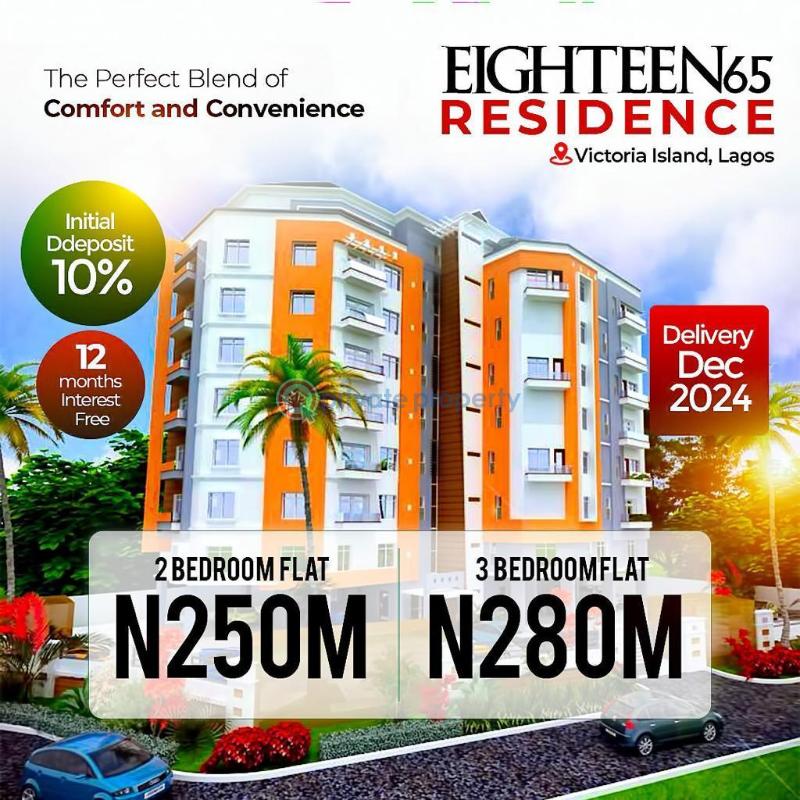 3 bedroom Block Of Flats For Sale Eighteen65 Residence Apartments Fatai Durosimi Etti Street Victoria Island Lagos Victoria Island Lagos - 0