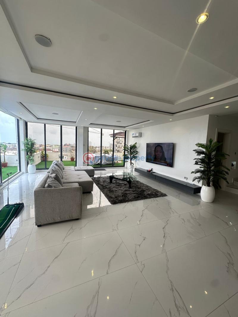 Tastefully furnished 3 bedroom penthouse with swimming pool - 14 3 bedroom Block Of Flats For Rent Lekki Lagos - 14