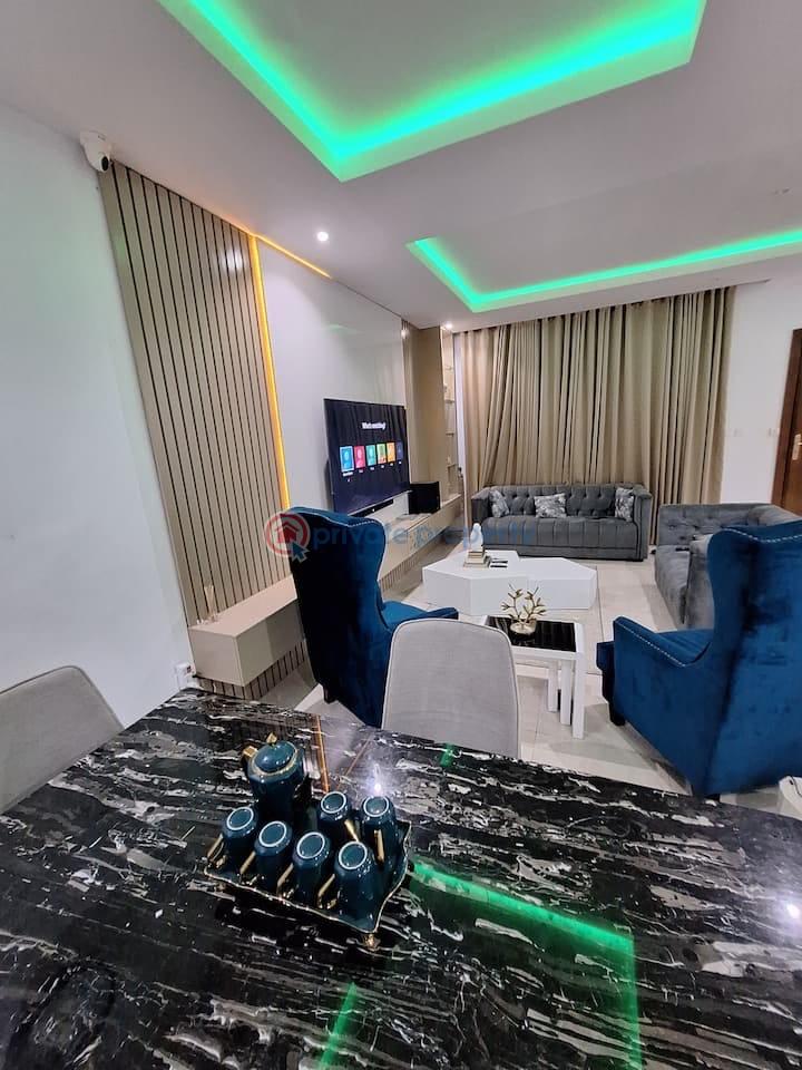 4 bedroom Semi detached Duplex Short let Location: Unit 9, Cascade Row, Buniameen Oyekan Alao Close, Creek Lane Estate, Dr Kennedy Okonkwo Way, Ajiran, Lekki, Lagos Lekki Phase 1 Lagos - 3