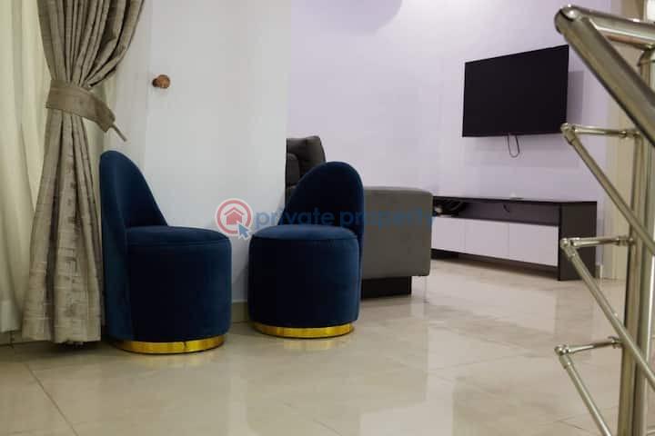 4 bedroom Semi detached Duplex Short let Location: Unit 9, Cascade Row, Buniameen Oyekan Alao Close, Creek Lane Estate, Dr Kennedy Okonkwo Way, Ajiran, Lekki, Lagos Lekki Phase 1 Lagos - 7
