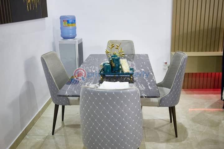 4 bedroom Semi detached Duplex Short let Location: Unit 9, Cascade Row, Buniameen Oyekan Alao Close, Creek Lane Estate, Dr Kennedy Okonkwo Way, Ajiran, Lekki, Lagos Lekki Phase 1 Lagos - 8