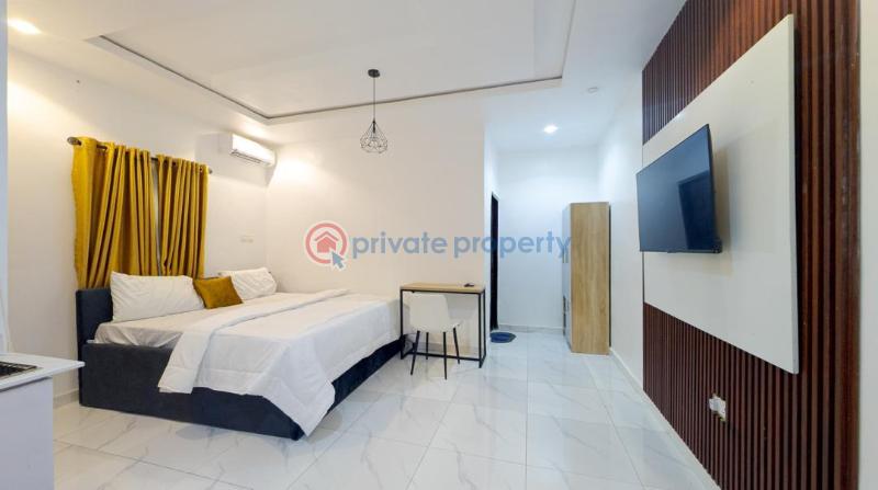 1 bedroom Studio Apartment Short let Adeniran Ogunsaya Surulere Lagos - 1