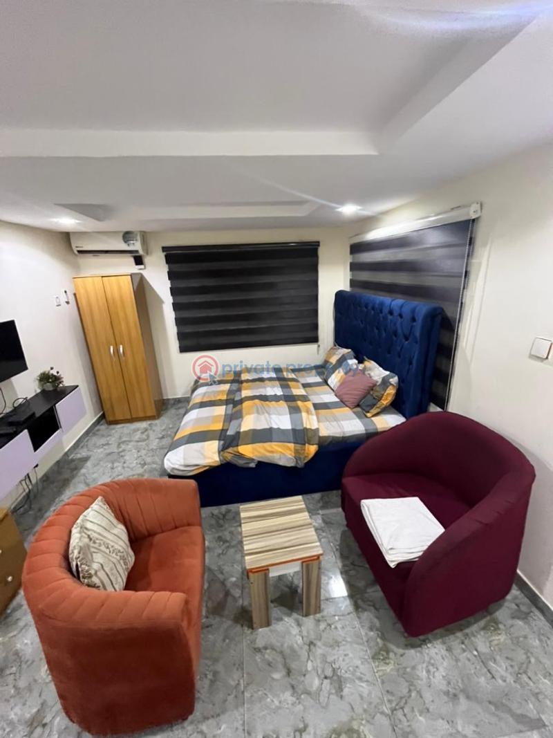 1 bedroom Studio Apartment Short let Alausa Ikeja Lagos - 4
