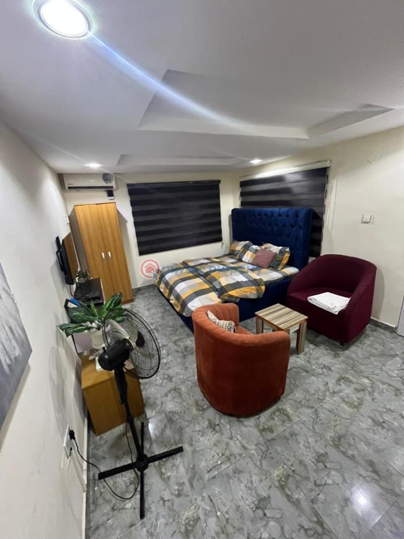 Tastefully furnished studio apartment - 4 1 bedroom Studio Apartment Short let Alausa Ikeja Lagos - 4