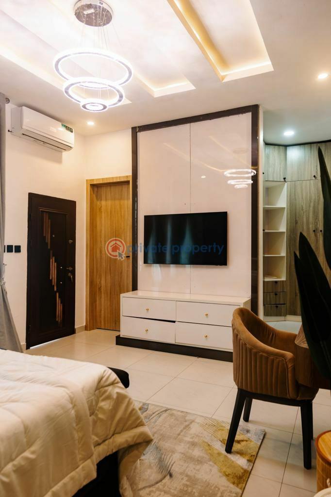 Tastefully modern furnished apartment - 1 3 bedroom Semi detached Duplex Short let Orchid Lafiaji Lekki Lagos - 1