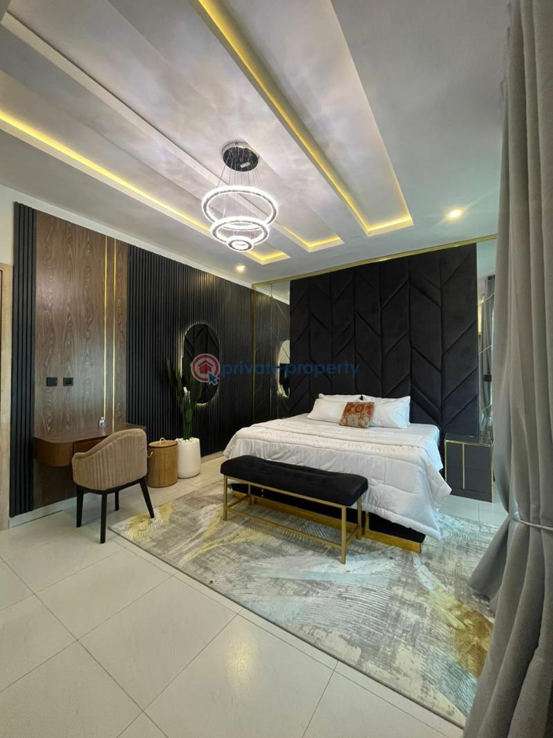 Tastefully modern furnished apartment - 6 3 bedroom Semi detached Duplex Short let Orchid Lafiaji Lekki Lagos - 6