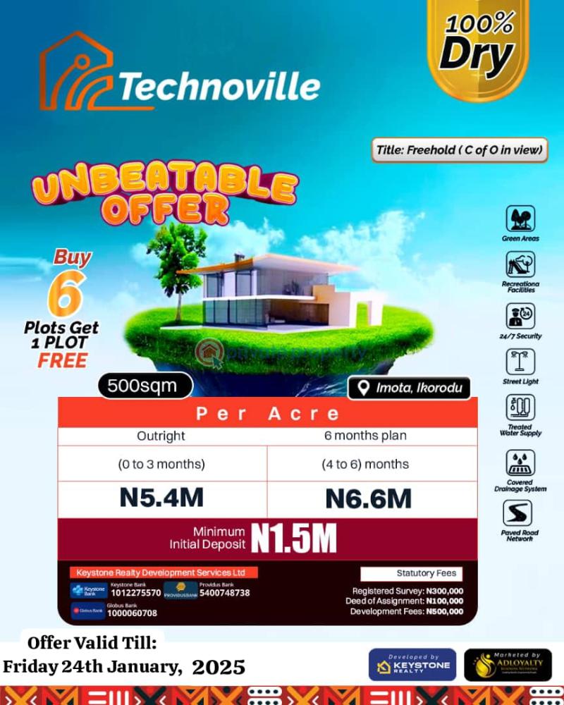 Mixed use Land For Sale Omits,ikorodu/technoville Ikorodu Lagos - 0