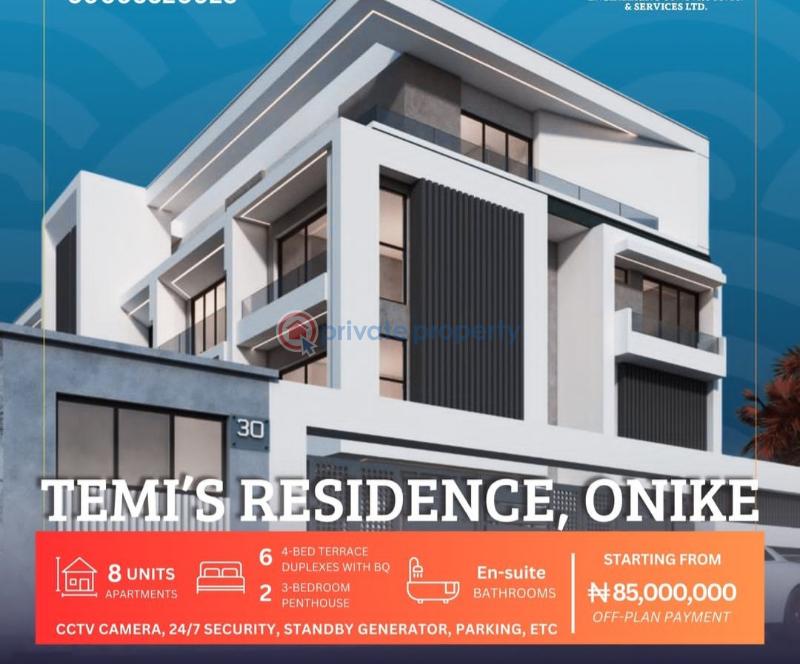 4 bedroom Terrace For Sale . Onike Yaba Lagos - 0