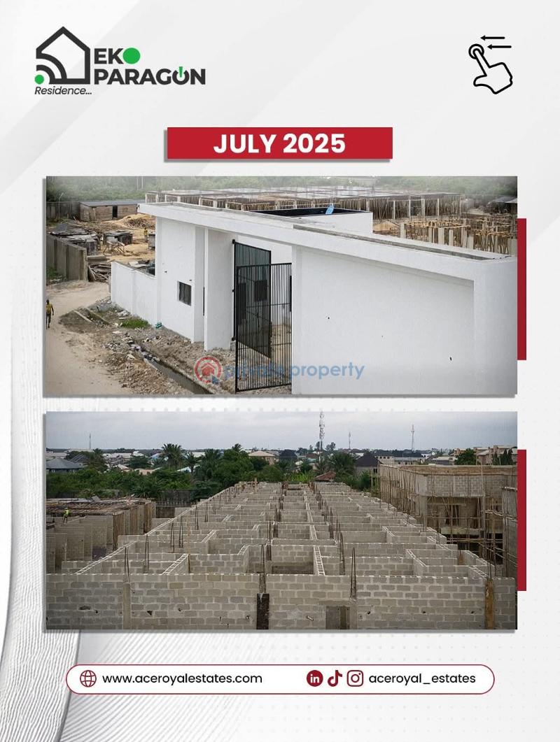 House For Sale Eko Paragon Residence Situated In Abijo Gra Very Close To Novare Lekki Mall Lufasi Nature Park Caleb British International School Lagos Business School (lbs) Sky Mall Ibeju-Lekki Lagos - 21