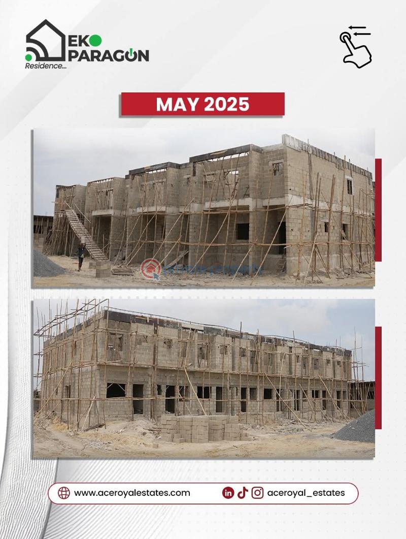 2 bedroom Terrace For Sale Eko Paragon Residence In Abijo Gra With Close Proximity To Novare Lekki Mall Lufasi Nature Park Caleb British International School Lagos Business School (lbs) Sky Mall Ibeju-Lekki Lagos - 24