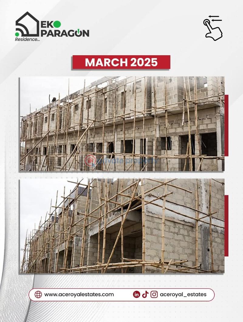 2 bedroom Terrace For Sale Eko Paragon Residence In Abijo Gra With Close Proximity To Novare Lekki Mall Lufasi Nature Park Caleb British International School Lagos Business School (lbs) Sky Mall Ibeju-Lekki Lagos - 25