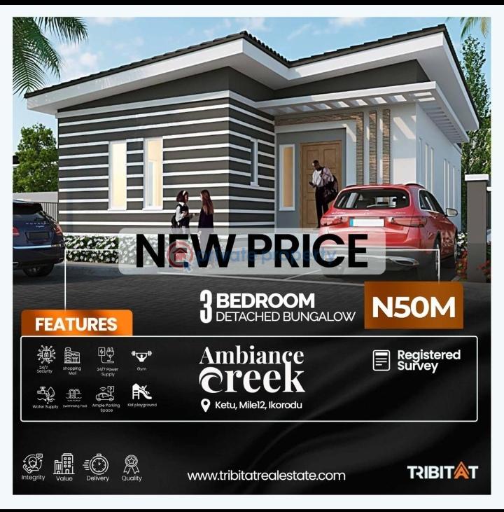 3 bedroom Detached Bungalow For Sale Ketu Mile 12 Extension, Ikorodu Expressway, Lagos. Ketu Kosofe/Ikosi Lagos - 0