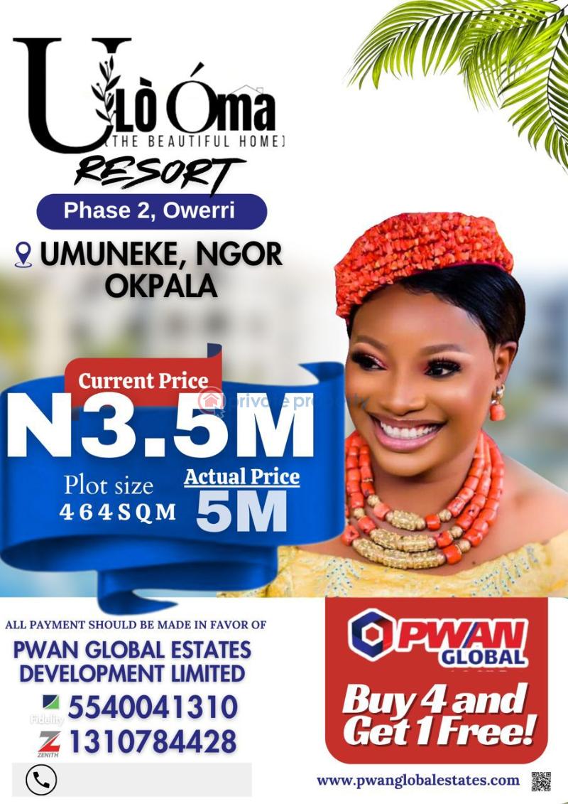 Residential Land For Sale Ulo Oma Estate, Umuneke, Ngor Okpala, Owerri, Imo State Ngor-Okpala Imo
