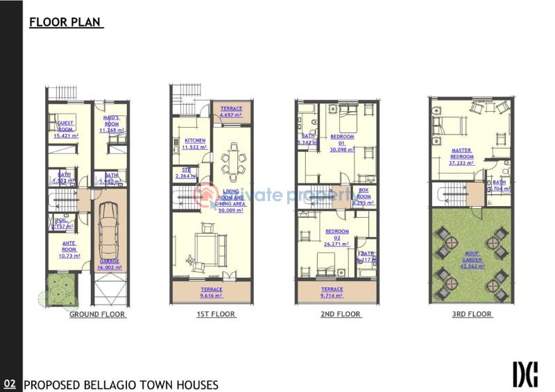4 bedroom Terraced Duplex For Sale . Ahmadu Bello Way Victoria Island Lagos - 4