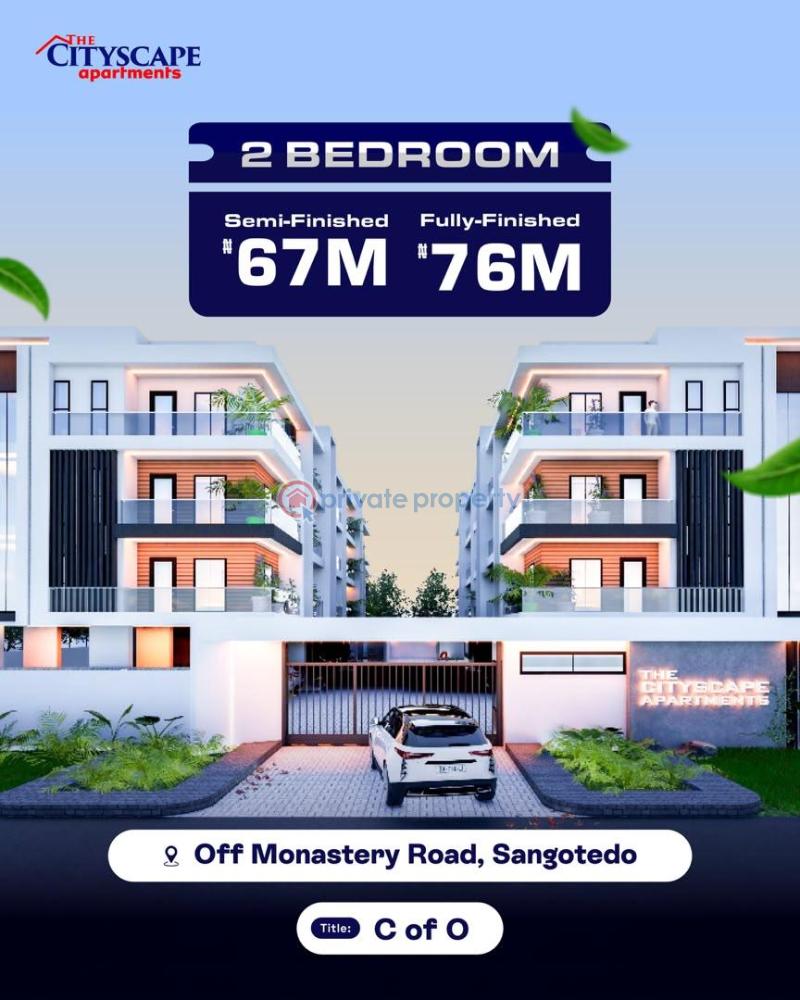 2 bedroom Block Of Flats For Sale Monastery Road Sangotedo Lagos
