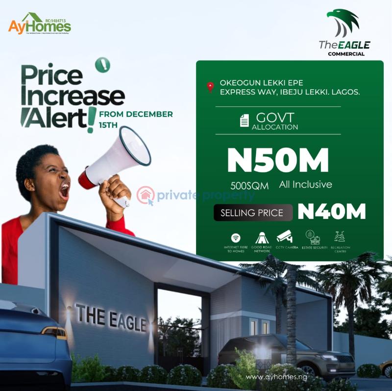 Commercial Property For Sale Lekki Epe Ecpressway, Alaro City, Lekki International Airport, Epe Resort, Pan Atlantic University Ibeju-Lekki Lagos - 0