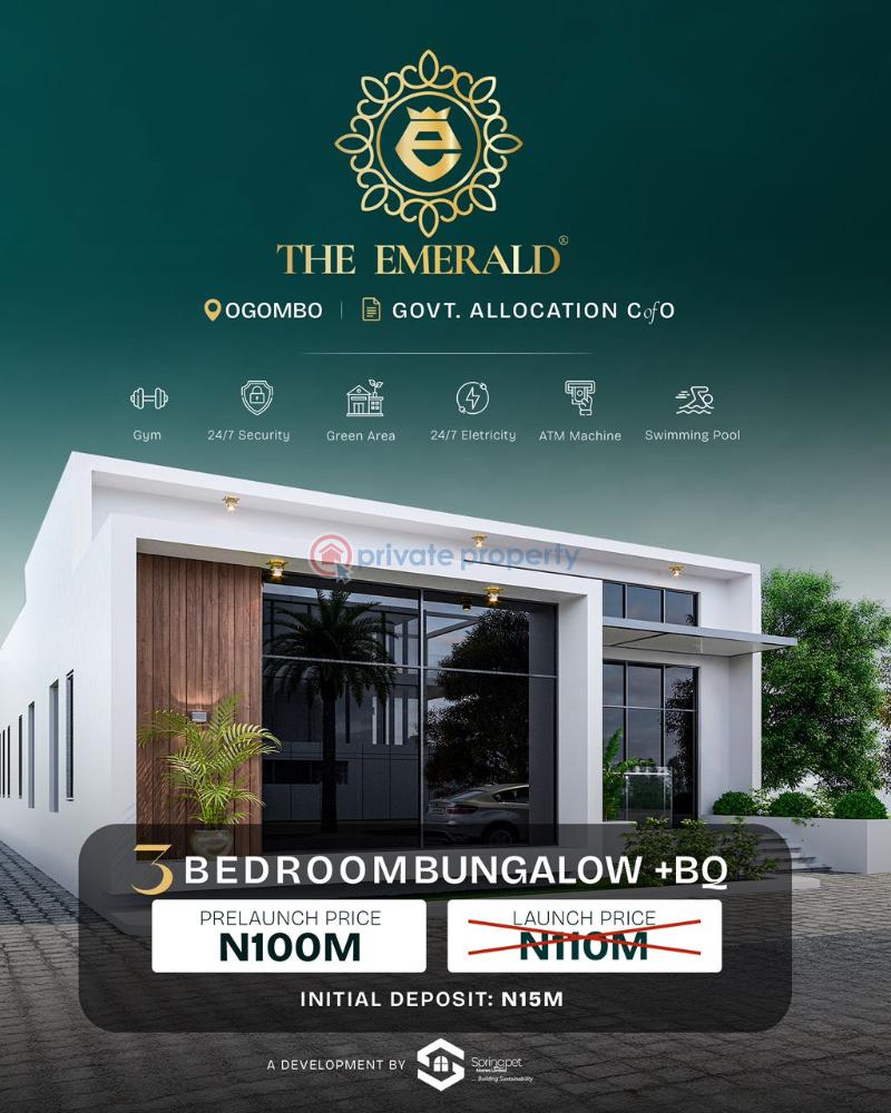 3 bedroom Detached Bungalow For Sale Ogbombo Abraham Adesanya Ajah Lagos