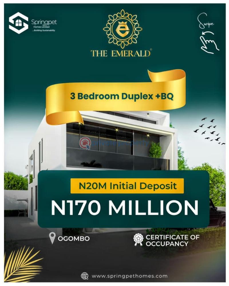 4 bedroom Detached Duplex For Sale Ogombo Road Along Lekki Expressway Lagos - 1