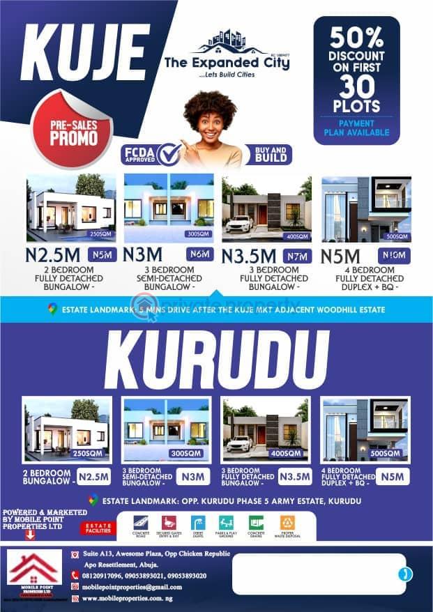2 bedroom Bungalow For Rent Kurudu Phase 5, Army Estate Kurudu Abuja Phase 4  - 0