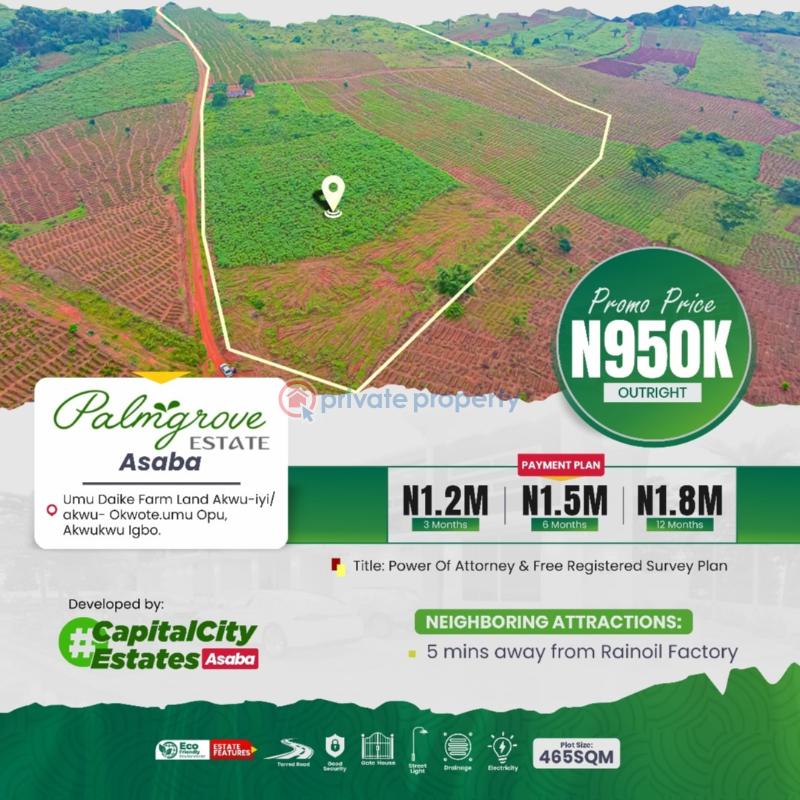 Residential Land For Sale Palmgrove Estate, Oshimili Delta